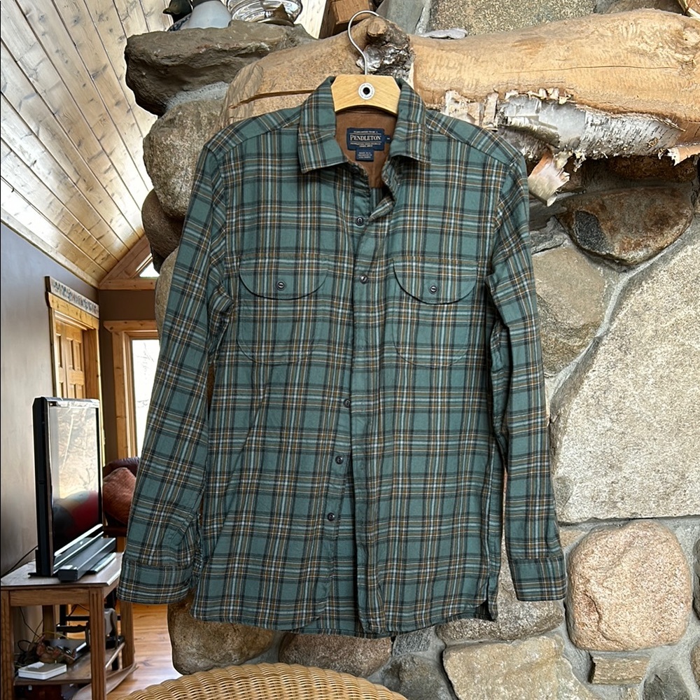 Pendleton green and brown Woolen Shirt